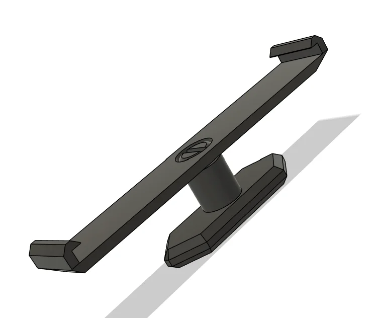 Front bracket — assembled render